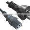 IRAM approval Argentina power cord with iec320 c13 power cord