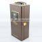 Luxury Wood Wine Box for Single Red Wine Bottle With Handle and Lock