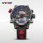 Weide genuine leather waterproof casual wrist watch