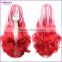 Curly Wavy Red Wigs Women Fashion Cosplay Wig for Party