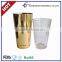 600ML stainless steel Gold plating Boston Shaker