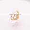 S>>>wholesale New Design Gold Plate Unisex Ring Fashion Jewelry Diamond Zincon Flower Eyes Rings for Anniversary