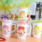 creative cartoon fruit big volume office ceramic office mug, promotional customized porcelain cup