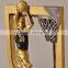 Golden basketball resin souvenir sports awards