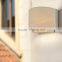 home interior design round linen lamp cover wall lamp,round linen lamp cover wall lamp, linen lamp cover wall lamp W1033