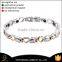 Stainless steel chains jewerly 2016 energy balance charm bracelet magnetic heart shape bracelet