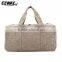2015 hot sale fashion plain sturdy design khaki Oxford cloth duffel bag for sale