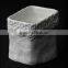 Garden Home Decoration White Shape Small Ceramic Flower Pots
