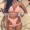 New Design Hollow Out Swim Wear Sexy High Waist Bikini