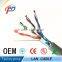FTP cat5e CCA/CCS/bare copper 4pairs twisted solid bulk 1000ft network cable