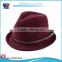 Best Sale China factory wholesale woolen felt vintage Jazz hats