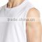 Daijun OEM slim fit 100% cotton plain man white tank tops in bulk