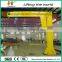 Floor Fixed Slewing Hydraulic Jib Crane
