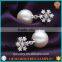 White South Sea Mother Pearl 925 Sterling Silver Earrings
