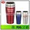 16oz double wall stainless steel promotional thermal coffee travel mug