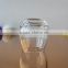 Crystal clear glass candle holder candle jar