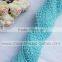 Wholesale Blue 3MM 1.3M Strand Plastic Pearl Bead Strands Pearl Beading Wrap for Event Ornament