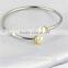 Sterling silver 10.5-11mm near round aaa grade pearl bracelet design