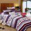 Hot sale cotton mercerized bed sheet , quilt , bedding sets, reactive printed checker design
