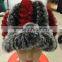 Top fashion real rex rabbit fur hat made in China