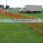 Red color crowd control barrier fence for Outdoor activity