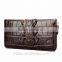 Fashion Luxury Handmade Men Business Wallet Real Crocodile leather Clutch Wallet Men