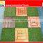Wooden decking tile made of Fir with interlocking backing