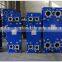 Marine oil cooler diesel engine oil cooler assembly