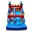 2016 high quality china manufacturing cheap pvc children's inflatable bouncy castle with water pool slide combo on sale