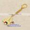UAE flag custom metal chain ring logo key chain