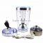Bulk items of BPA free titan gel Li-ion USB Rechargeable Stainless Steel Electric Protein Shaker Mixer Cup shaker bottle