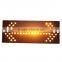 Black background aluminum traffic LED arrow board road safety signs for construction