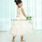 White Sleeveless Floor Length Custom Made Vestidos Girl Dress for Wedding Ball Gown FG019 patterns for girl dresses