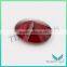 Russian Material Synthetic Colored Stones Ruby Gems #8 Oval Cut Lab Creat Red Corundum Gems for Jewellry Price Free Samples