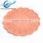 Colorful Flowers Large Size Silicone Placemat Cup Mat Round Heat Insulation Pad Table Placemat