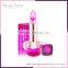 3 colors hot selling kiss proof beauty flower lipsticks