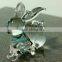 Tiny Crystal Hedgehogs/Porcupine Hand Blown Clear Glass Art Figurine Animal Collection Home Decor