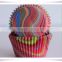 Colorful Cupcakes Paper Baking Cups For Bakery Use for 2016 Olympic Games