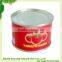 canned tomato paste in round tin