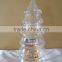 Sale Libbey Clear Glass Christmas Pine Tree Apothecary Candy Storage Jar 10.5"