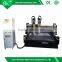 3d stone cnc router machine with rotary axis