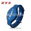 RFID NFC Customize adjustable Silicone Wristbands for men