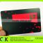 Black color & black background plastic card printing on golden manufacturer