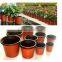 15 cm plastic nursery pots,thermoforming flower pot for green house and farm