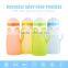 Fashion safety bpa free silicone best organic baby food pouches