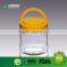 A37 Cixi Gabriel 1000g PET Clear Plastic Handle Lid Candy Jar