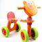 Kids learning walking ride on cat animal toy 4wheel walking bike