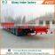 Inexpensive 2-3 axles flatbed semi-trailer 20ft 40ft flat bed container trailer for sale