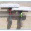 Spray window brush window cleaner with microfiber and rubber wiper strip