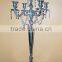 crystal hanging candelabra/ wedding crystal candelabra/wedding table candelabra